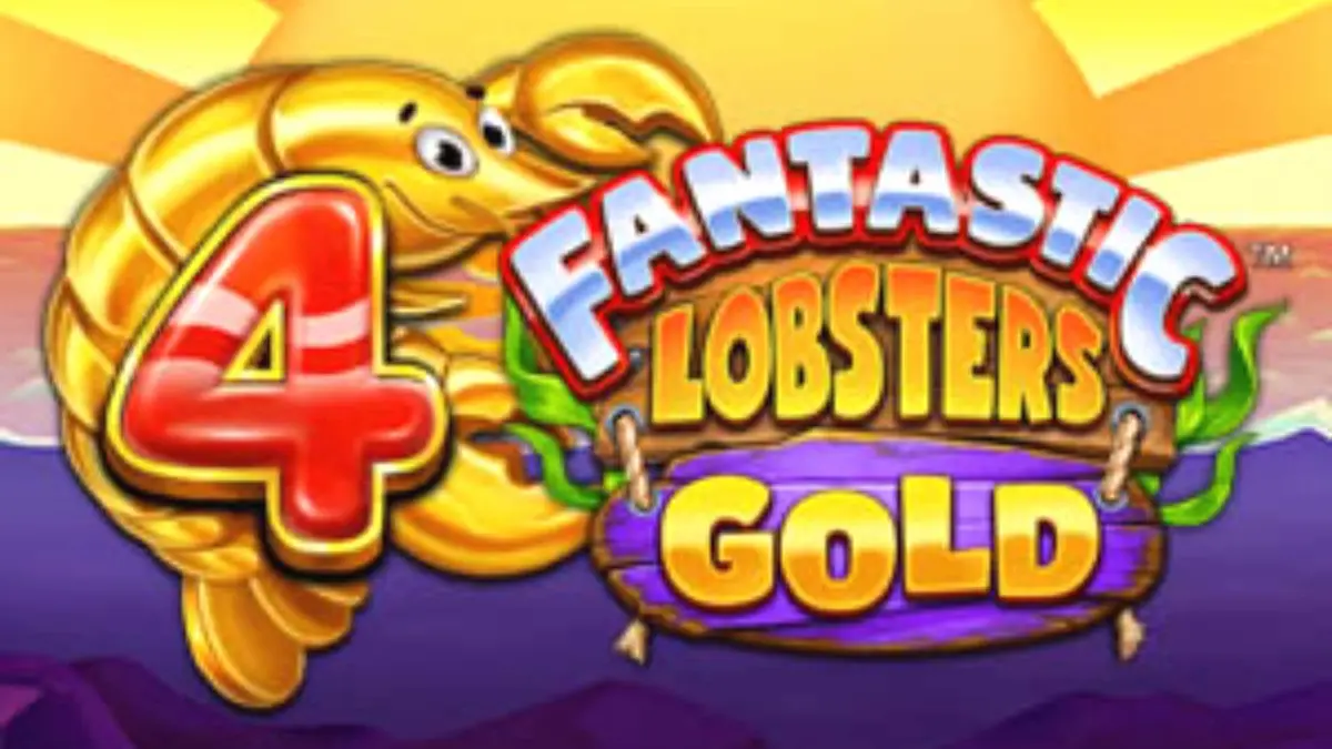 Interface do jogo de slot 4 Fantastic Lobsters Gold com tema subaquático